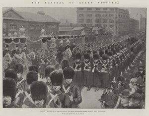 De begrafenis van koningin Victoria door Enoch Ward